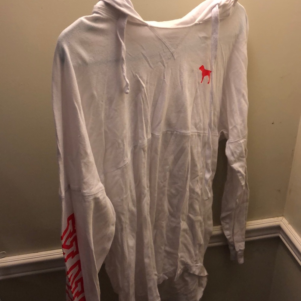 Pink hoodie sweatshirt